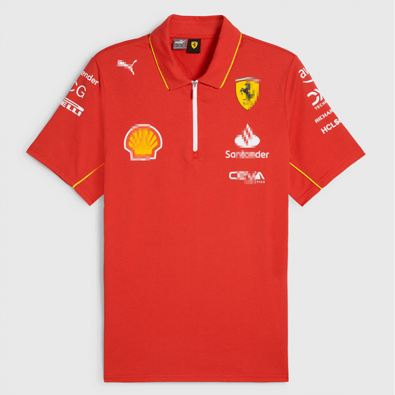 Polo Scuderia Ferrari F1 Racing Team Rojo 2024